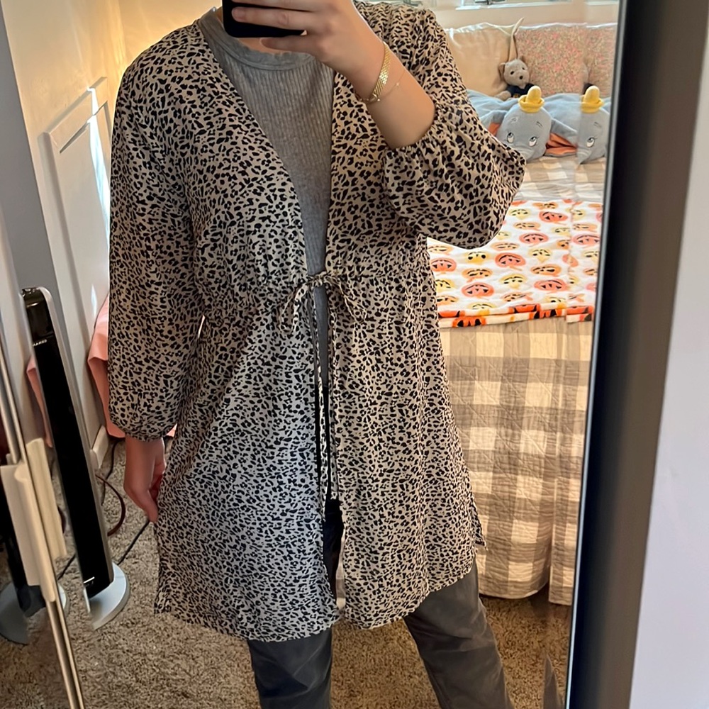 Abercrombie & Fitch Leopard Kimono NEW / NWT Size Small